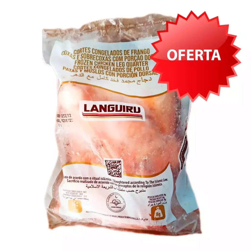 Cuartos Traseros De Pollo 5 Kg 11 02 Lb Listo Para Enviar A Cuba