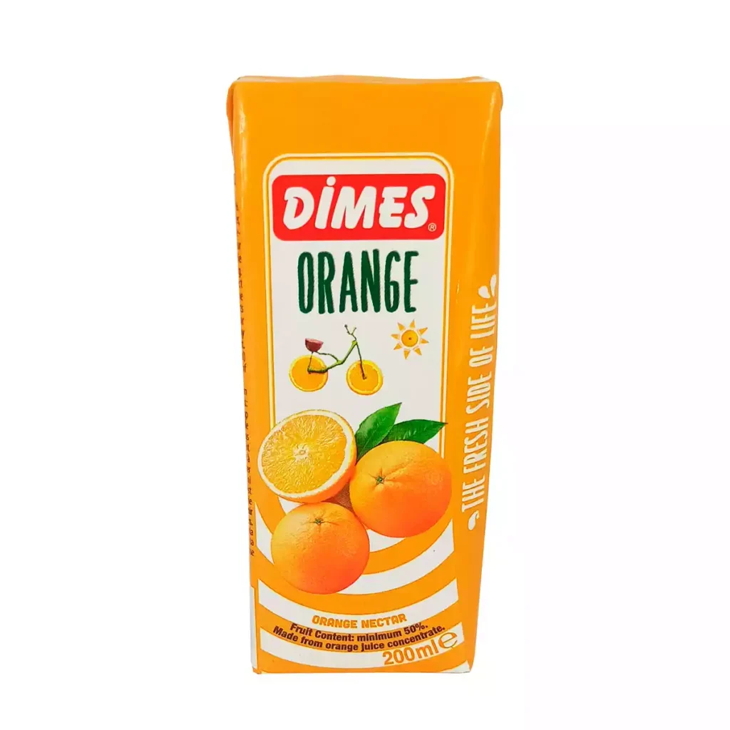 Néctar DIMES Classic Tetra sabor naranja 200 ml Listo para enviar a