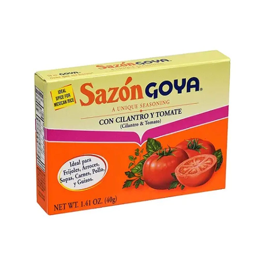 Sazón Goya Con Cilantro Y Tomate 8 U X 5 G Listo Para Enviar A Cuba