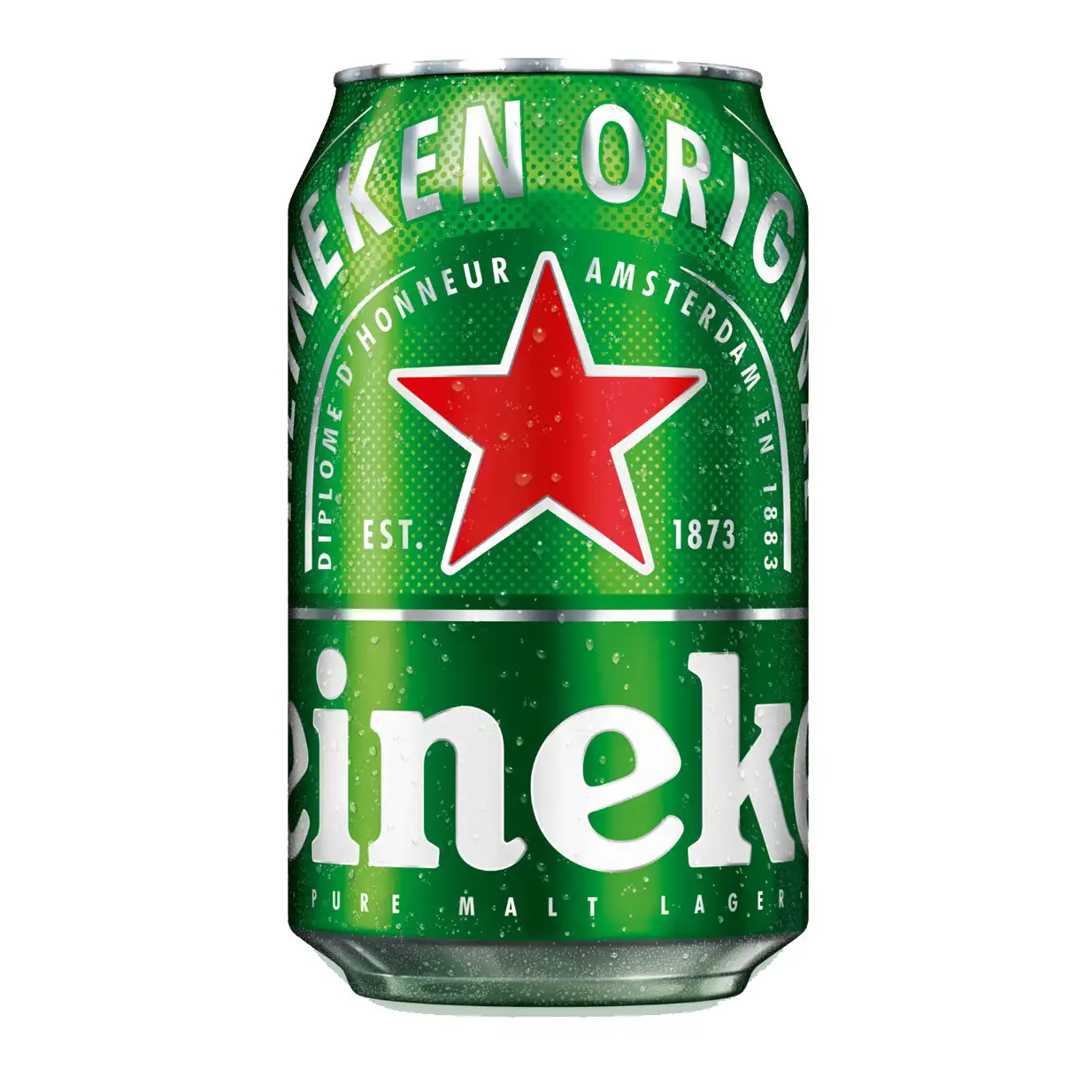 Cerveza Heineken en lata de 33 cl
